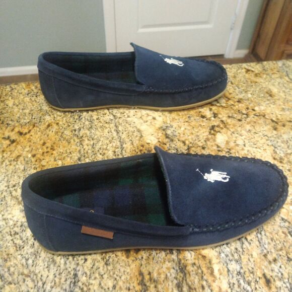 Man's Slippers Polo Ralph Lauren Collins Slipper Size 9 US - Picture 3 of 12